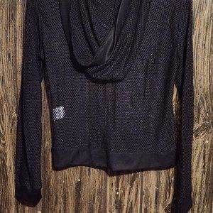 Mesh Hooded Top